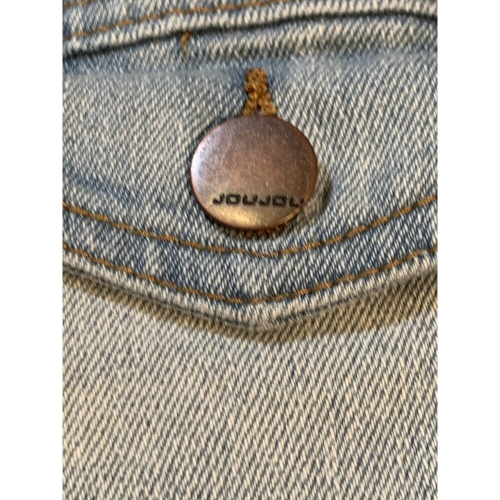 Jou Jou Premium Outerwear Stretch Denim Jacket New With Macy's Backstage Tag L - Picture 6 of 16